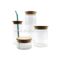ATO Borosilicate water glass with lid Storage Glass